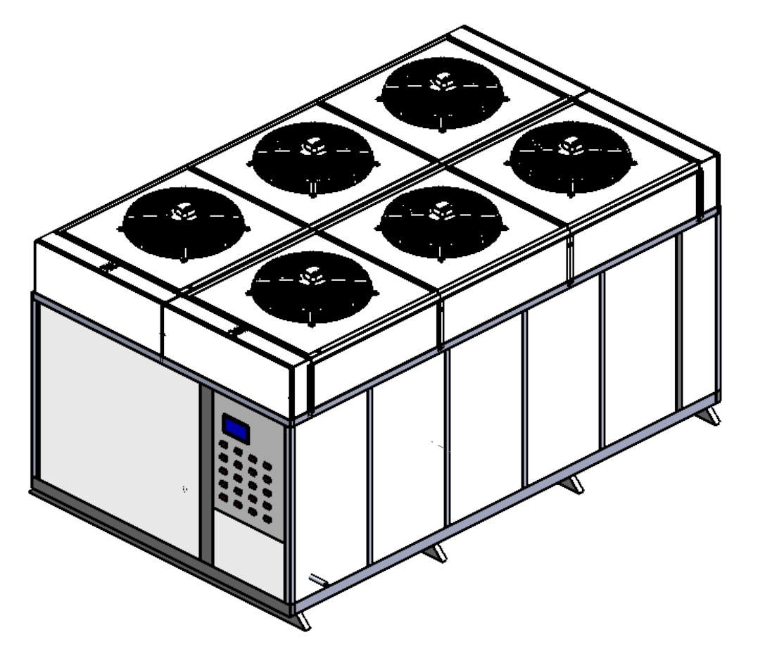 Промышленный водяной охладитель (чиллер) Chiller
